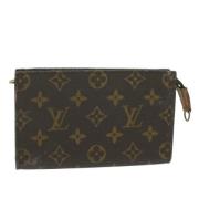 Louis Vuitton Vintage Pre-owned Canvas necessrer Brown, Dam