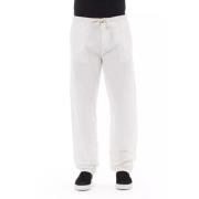 Baldinini Eleganta vita chinos White, Herr