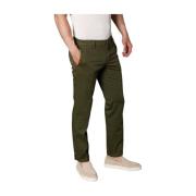 Mason's Stretch satin chino byxor i grön Green, Herr