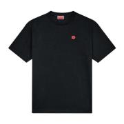 Kenzo Klassisk Svart Bomull T-shirt med Tryck Black, Herr