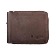 Blauer Elegant Myntplånbok Brown, Herr