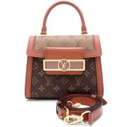 Louis Vuitton Vintage Pre-owned Canvas handvskor Brown, Dam