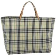 Burberry Vintage Pre-owned Nylon totevskor Yellow, Dam