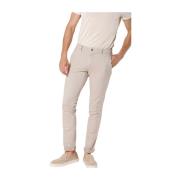 Mason's Slim Fit Jacquard Chino Byxor Beige, Herr