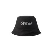 Off White Bomull hattar-och-kepsar Black, Dam