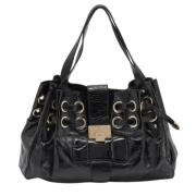 Jimmy Choo Pre-owned Pre-owned Laeder totevskor Black, Dam