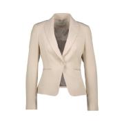 Amélie & Amélie Offwhite Blazer Beige, Dam