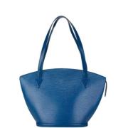 Louis Vuitton Vintage Pre-owned Laeder louis-vuitton-vskor Blue, Dam