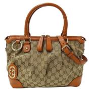 Gucci Vintage Pre-owned Laeder gucci-vskor Beige, Dam