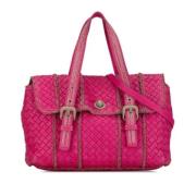 Bottega Veneta Vintage Pre-owned Laeder handvskor Pink, Dam