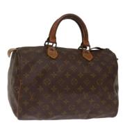 Louis Vuitton Vintage Pre-owned Canvas louis-vuitton-vskor Brown, Dam