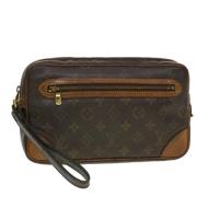 Louis Vuitton Vintage Pre-owned Canvas kuvertvskor Brown, Dam