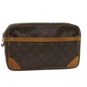 Louis Vuitton Vintage Pre-owned Canvas kuvertvskor Brown, Dam