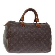 Louis Vuitton Vintage Pre-owned Canvas louis-vuitton-vskor Brown, Dam