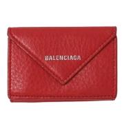 Balenciaga Vintage Pre-owned Laeder plnbcker Red, Dam