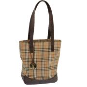 Burberry Vintage Pre-owned Canvas totevskor Brown, Dam