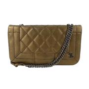 Chanel Vintage Pre-owned Laeder chanel-vskor Beige, Dam