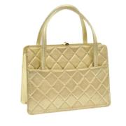 Chanel Vintage Pre-owned Tyg chanel-vskor Yellow, Dam