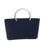 Chanel Vintage Pre-owned Canvas chanel-vskor Blue, Dam