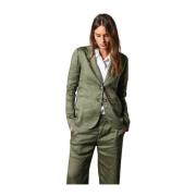 Mason's Helena Kvinnors Linneblazer Green, Dam