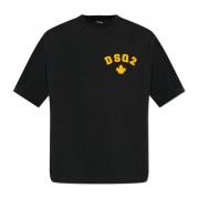 Dsquared2 T-shirt med logotyp Black, Herr