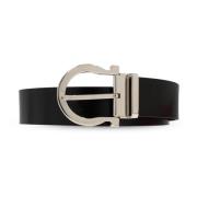 Salvatore Ferragamo Vändbart bälte Black, Herr