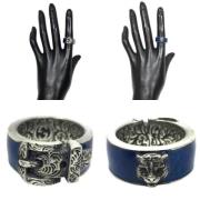 Gucci Vintage Pre-owned Metall ringar Blue, Dam