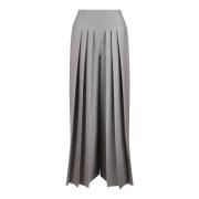 Alberta Ferretti Vida byxor i ren ull Gray, Dam