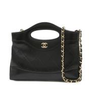 Chanel Vintage Pre-owned Laeder axelremsvskor Black, Dam