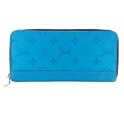 Louis Vuitton Vintage Pre-owned Laeder plnbcker Blue, Dam