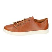 Stokton Läder Herr Sneakers Brown, Herr