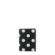 Comme des Garçons Polka Dot Läder Plånbok Black, Unisex