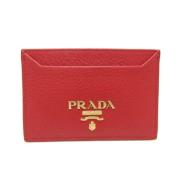 Prada Vintage Pre-owned Laeder plnbcker Red, Dam