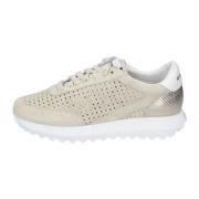 Stokton Sneakers i mocka för kvinnor Beige, Dam