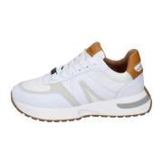 Alexander Smith Läder Herr Sneakers White, Herr