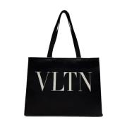 Valentino Vintage Pre-owned Laeder totevskor Black, Dam