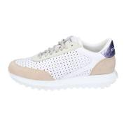 Stokton Läder Sneakers för Kvinnor White, Dam