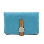 Hermès Vintage Pre-owned Laeder plnbcker Blue, Dam