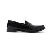 Saint Laurent Svart Läder Loafer Skor Black, Herr