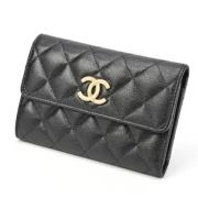 Chanel Vintage Pre-owned Laeder plnbcker Black, Dam