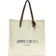 Jimmy Choo Pre-owned Pre-owned Tyg totevskor Beige, Dam