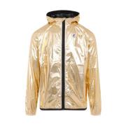 Comme des Garçons Play Metall Vattentät Jacka Aw24 Yellow, Dam