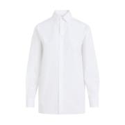 Ralph Lauren Vit Bomull Skjorta Elegant Stil White, Dam