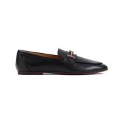 Tod's Svarta Läderloafers Blue, Dam