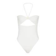 Balmain B bandeau baddräkt White, Dam