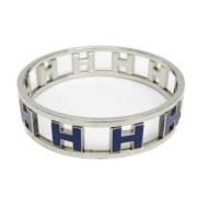 Hermès Vintage Pre-owned Silver armband Blue, Dam