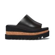 Stella McCartney Bruna Sandaler Vegea Plattform Stil Brown, Dam