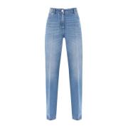 Versace Klassiska Straight Jeans Blue, Dam