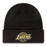 New Era Lakers Metallic Badge Beanie Black, Unisex