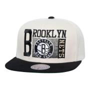 Mitchell & Ness Vit Nets Speed Zone Snapback Keps White, Herr